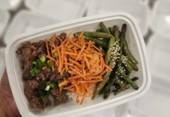 Korean Beef Bowl with Sesame Green Beans