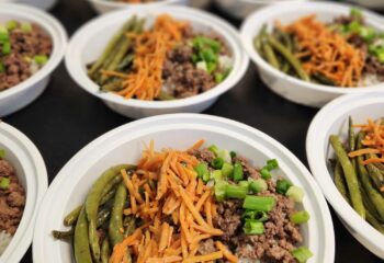 Korean Beef Bowl with Sesame Green Beans