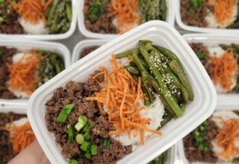 Korean Beef Bowl with Sesame Green Beans