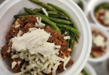 Lasagna Pasta with Roasted Green Beans