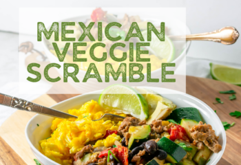 Mexican Breakfast Scramble Bowl