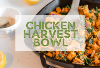 BRAND NEW ITEM! Chicken Harvest Bowl with Creamy Tahini Balsamic Dressing