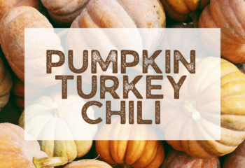 Pumpkin Turkey Chili with Sweet Brussels