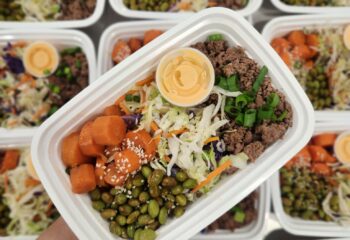 Egg Roll Bowl with Sriracha Mayo