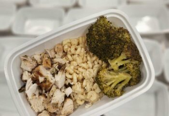 Cajun Chicken Alfredo with Roasted Broccoli