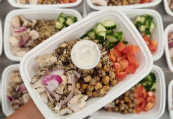 Greek Chicken Bowl with Whipped Feta