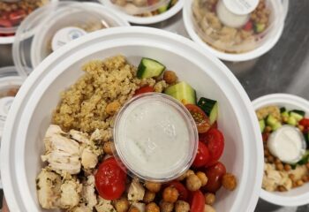 NEW! Greek Chicken Bowl with Whipped Feta