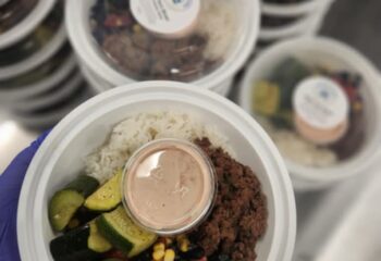 Beef Taco Bowl with Creamy Salsa