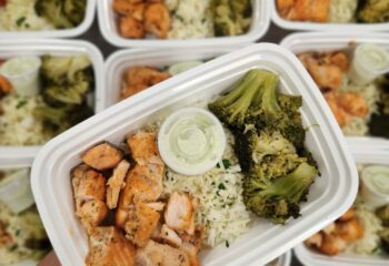 Salmon with Lemon Rice